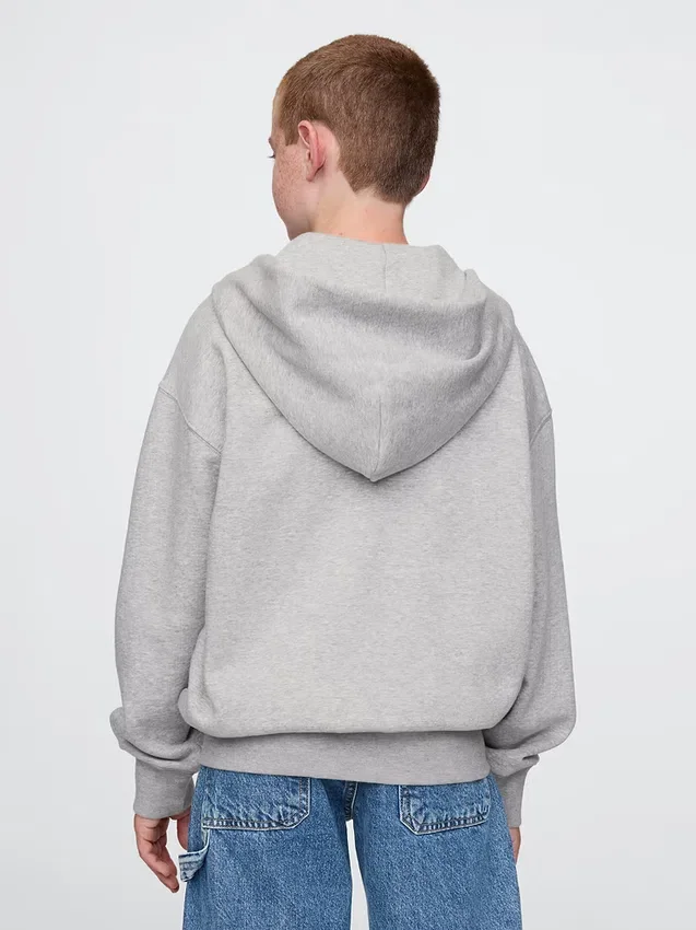 Dětská mikina s kapucí Vintagesoft na zip