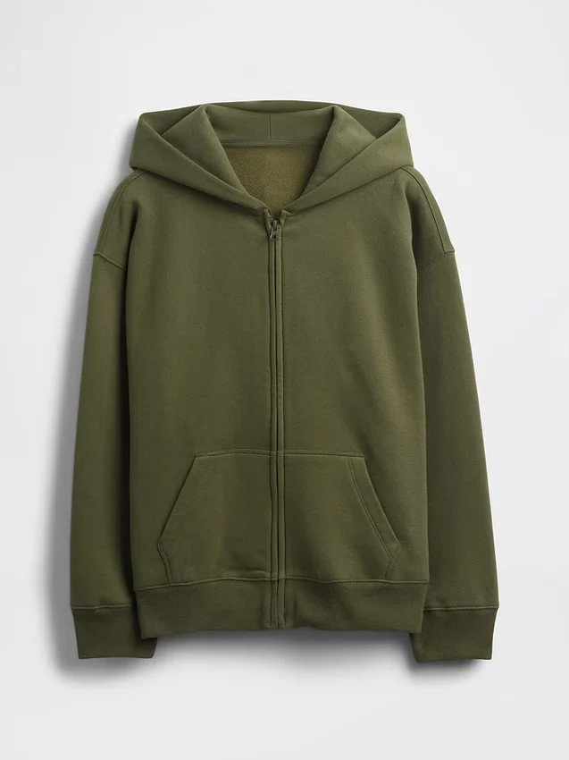 Dětská mikina s kapucí Vintagesoft na zip