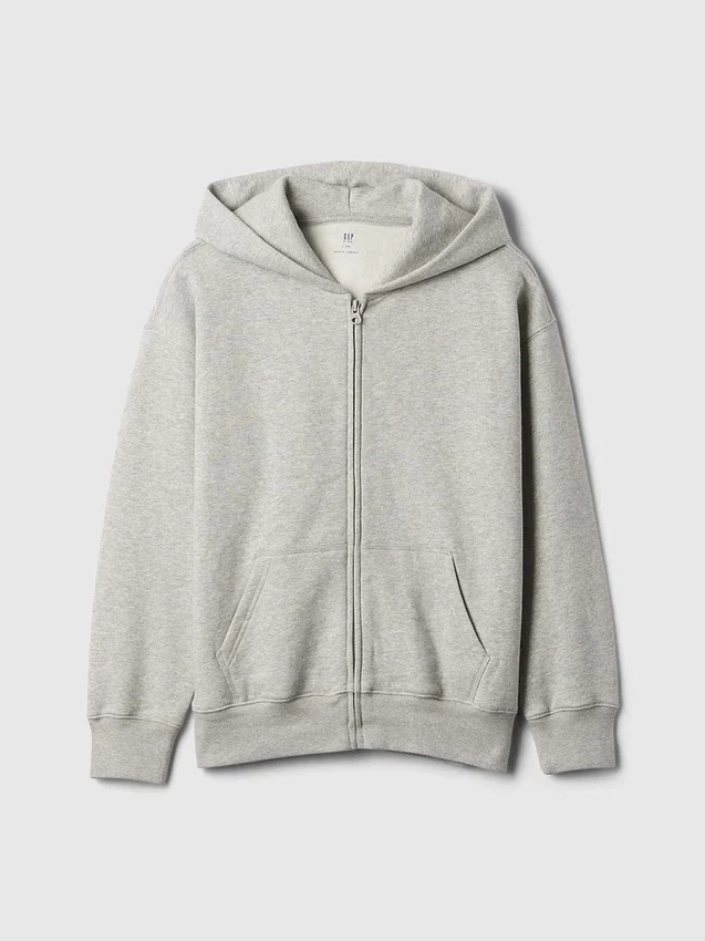 Dětská mikina s kapucí Vintagesoft na zip