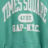Dětská mikina s kapucí Vintagesoft NYC Times Square
