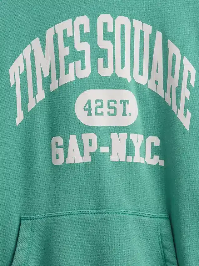 Dětská mikina s kapucí Vintagesoft NYC Times Square