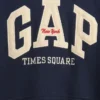 Dětská mikina s kapucí Vintagesoft NYC Times Square