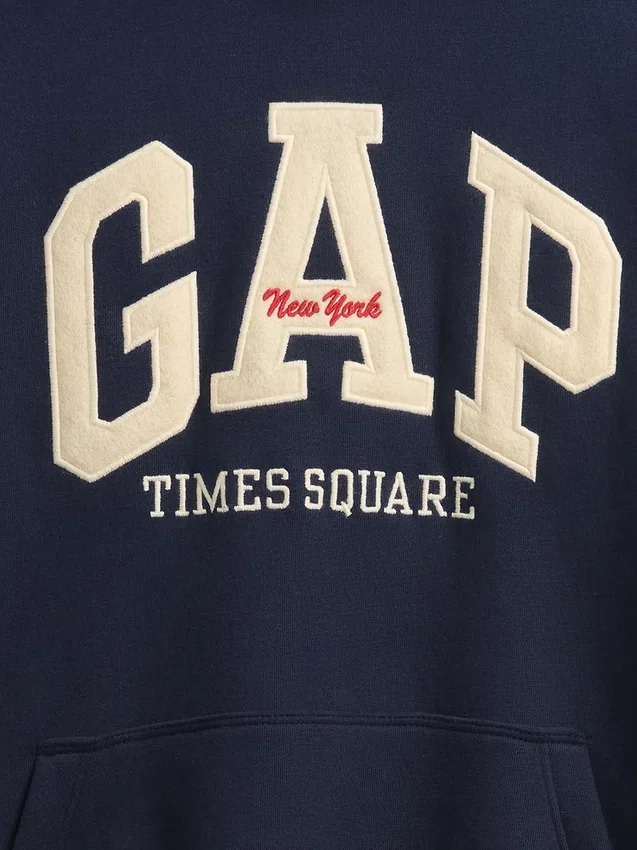 Dětská mikina s kapucí Vintagesoft NYC Times Square
