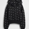 Dětská mikina s kapucí Vintagesoft Oversized Logo Zip