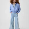 Dětská mikina s kapucí Vintagesoft Oversized Logo Zip