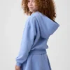 Dětská mikina s kapucí Vintagesoft Oversized Logo Zip
