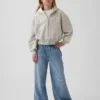Dětská mikina s kapucí Vintagesoft Oversized Logo Zip