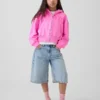 Dětská mikina s kapucí Vintagesoft Oversized Logo Zip
