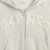 Dětská mikina s kapucí Vintagesoft Oversized Logo Zip