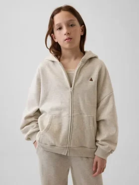 Dětská mikina s kapucí Vintagesoft Oversized Zip