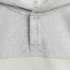 Dětská mikina s kapucí Vintagesoft v volném střihu a výstřihem Henley
