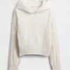 Dětská mikina s kapucí Vintagesoft z kombinovaných materiálů