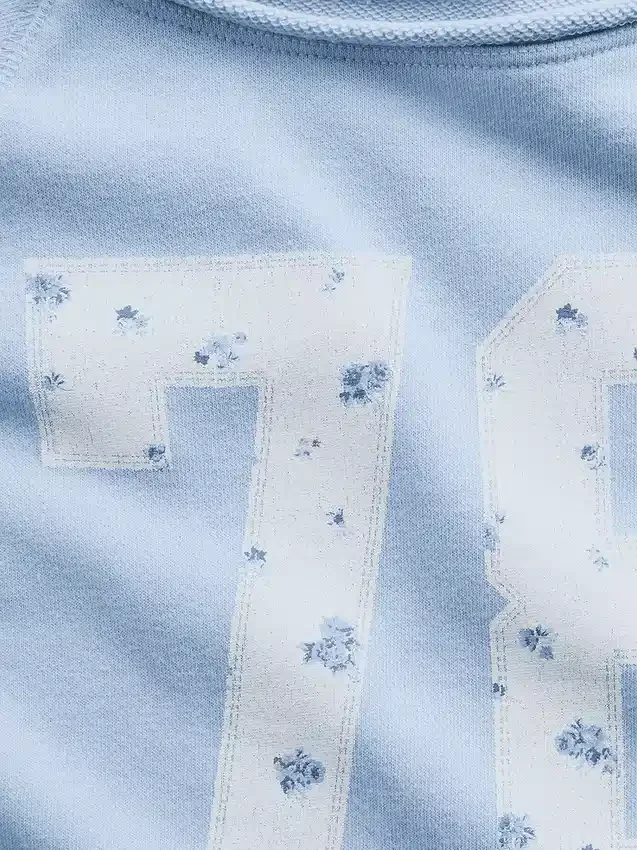 Dětská mikina s raglánovými rukávy z froté Vintagesoft s potiskem