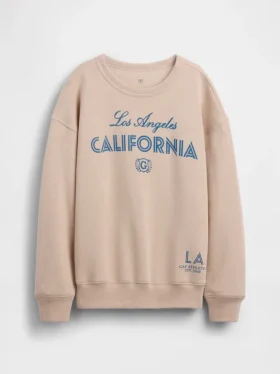 Dětská mikina s volným střihem a potiskem