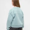 Dětská mikina s volným střihem a výstřihem do V z materiálu Vintagesoft