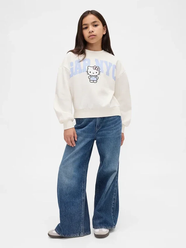 Dětská mikina Vintagesoft s logem Hello Kitty