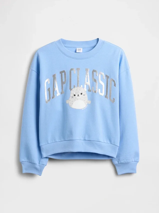 Dětská mikina Vintagesoft s logem Squishmallow