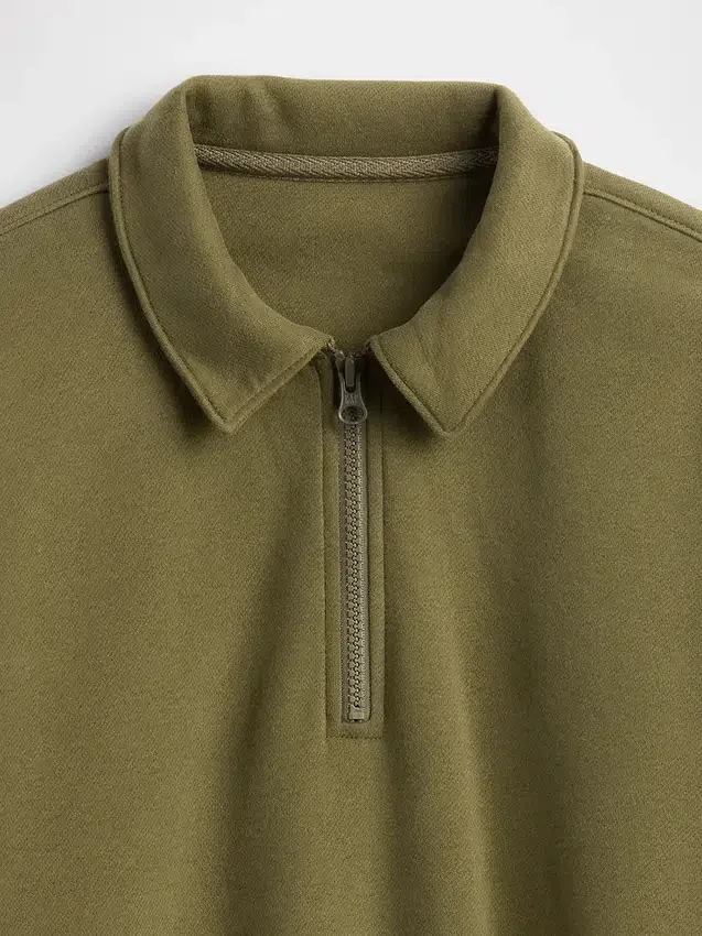 Dětská mikina Vintagesoft s čtvrtinovým zipem