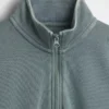 Dětská mikina Vintagesoft Terry s polozipem a volným střihem
