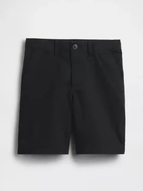 Dětské moderní uniformní šortky v barvě khaki