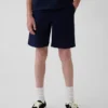 Dětské moderní uniformní šortky v barvě khaki