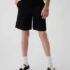 Dětské moderní uniformní šortky v barvě khaki