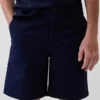 Dětské moderní uniformní šortky v barvě khaki