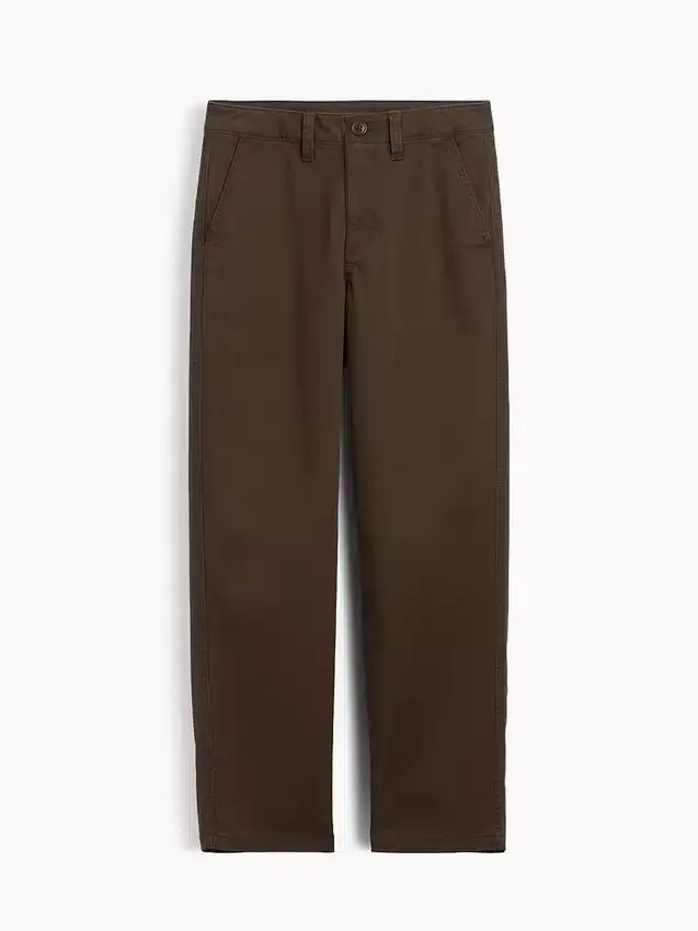 Dětské moderní volné khaki kalhoty
