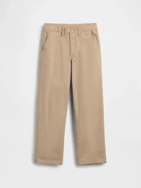 Dětské moderní volné khaki kalhoty