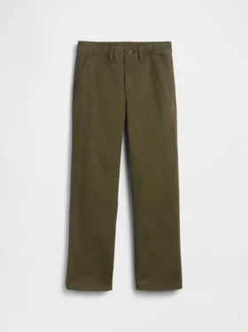 Dětské moderní volné khaki kalhoty