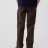 Dětské moderní volné khaki kalhoty