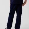 Dětské moderní volné khaki kalhoty