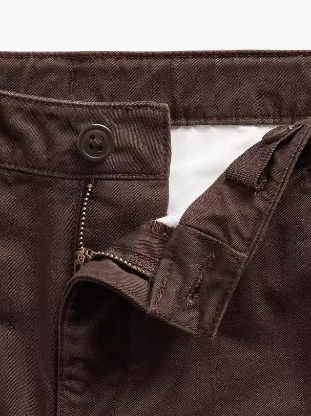 Dětské moderní volné khaki kalhoty