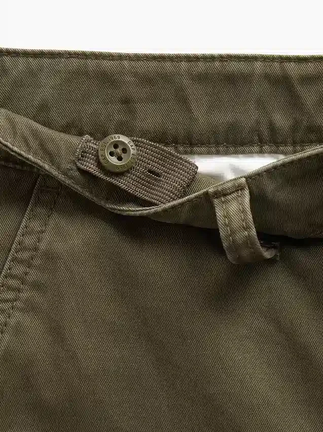 Dětské moderní volné khaki kalhoty