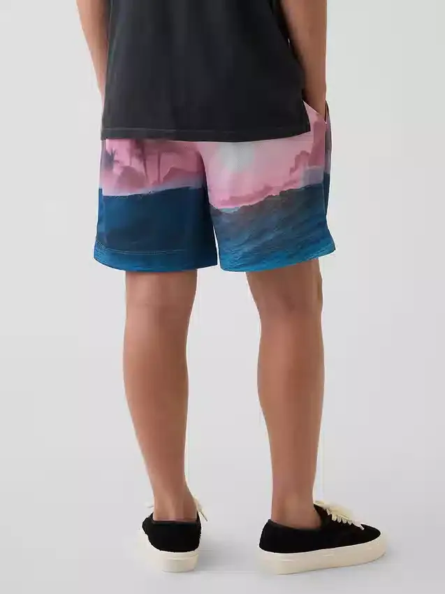 Dětské šortky GapFit 6" z recyklované síťoviny