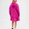 Dětské oversized šaty s kapucí