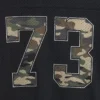 Dětské oversized jersey tričko s potiskem a síťovinou