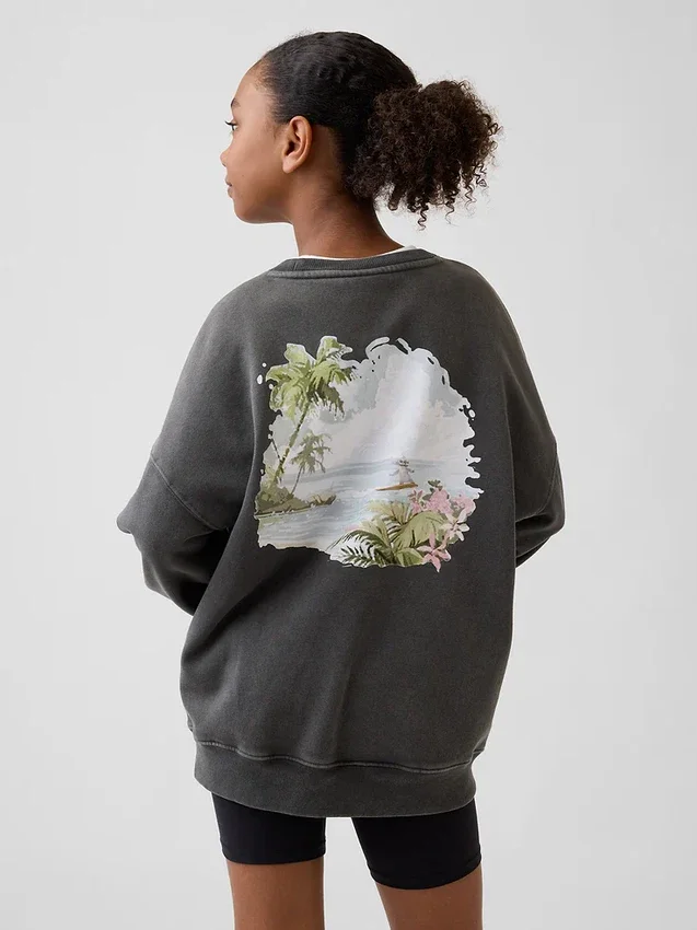 Dětská oversized mikina GAP × Disney Vintagesoft