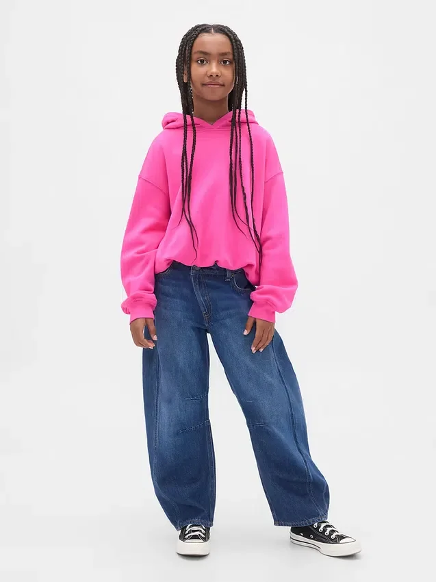 Dětská oversized mikina s kapucí Vintagesoft