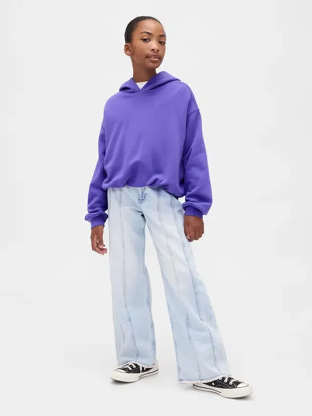 Dětská oversized mikina s kapucí Vintagesoft
