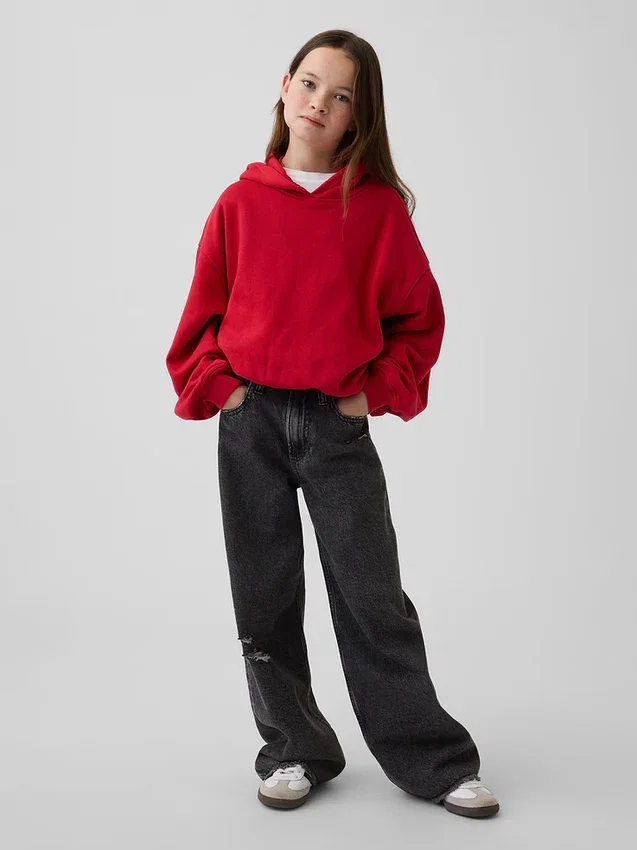 Dětská oversized mikina s kapucí Vintagesoft