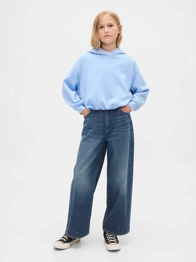 Dětská oversized mikina s kapucí Vintagesoft