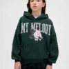 Dětská oversized mikina s kapucí Vintagesoft Hello Kitty