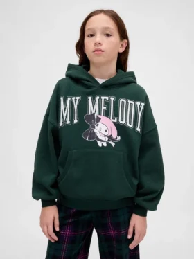 Dětská oversized mikina s kapucí Vintagesoft Hello Kitty