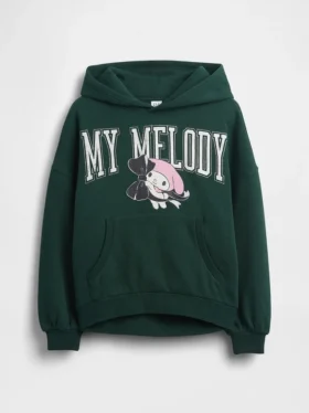 Dětská oversized mikina s kapucí Vintagesoft Hello Kitty