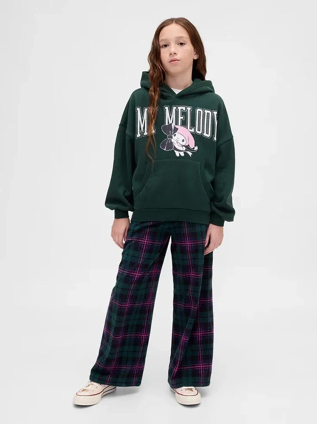 Dětská oversized mikina s kapucí Vintagesoft Hello Kitty