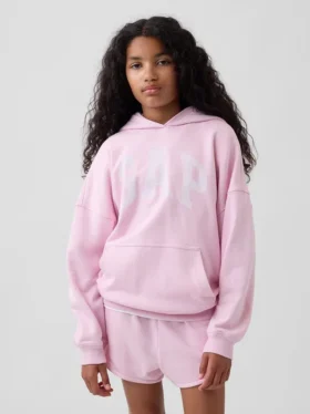 Dětská oversized mikina s kapucí z materiálu Vintagesoft Terry