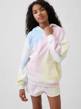 Dětská oversized mikina s kapucí z materiálu Vintagesoft Terry