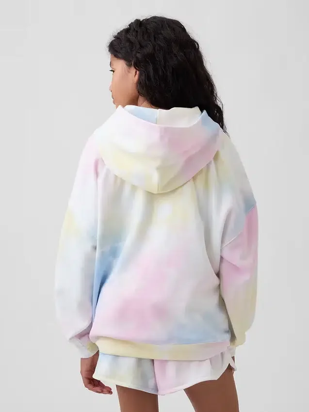 Dětská oversized mikina s kapucí z materiálu Vintagesoft Terry