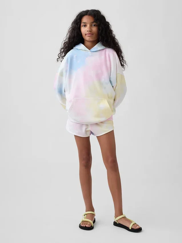 Dětská oversized mikina s kapucí z materiálu Vintagesoft Terry